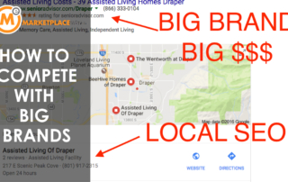 how to compete against big brands with local seo