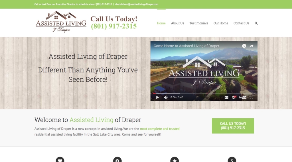 assistedlivingofdraper.com